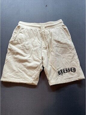 Men’s tan sweat shorts by Seven Souls size Medium